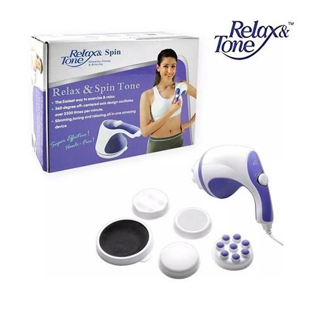 Máy massage cầm tay Relax & Spin Tone (5 đầu massage)