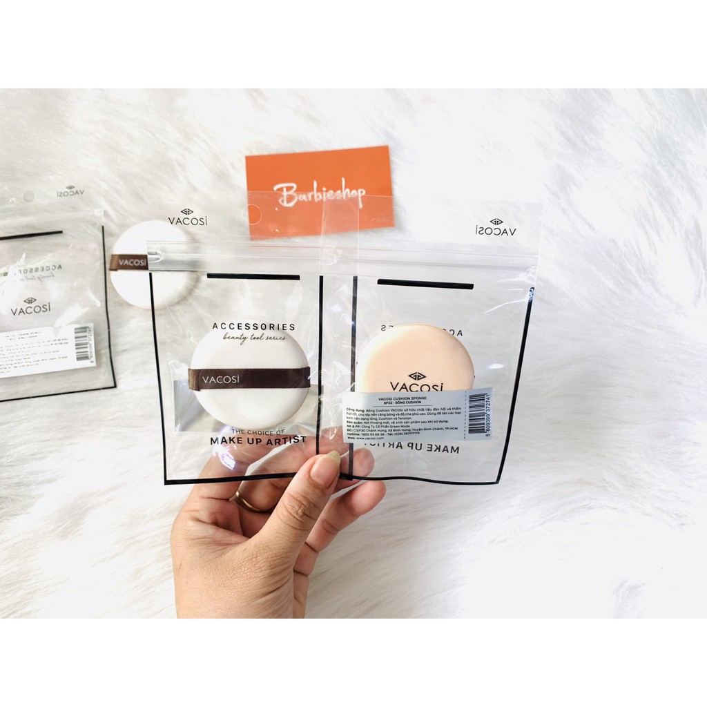 [HCM]Bông phấn ướt VACOSI CUSHION SPONGE - BP22