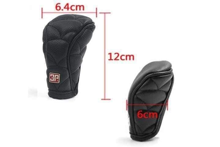 Bọc cần số da 3P cho xe Ô tô màu đen