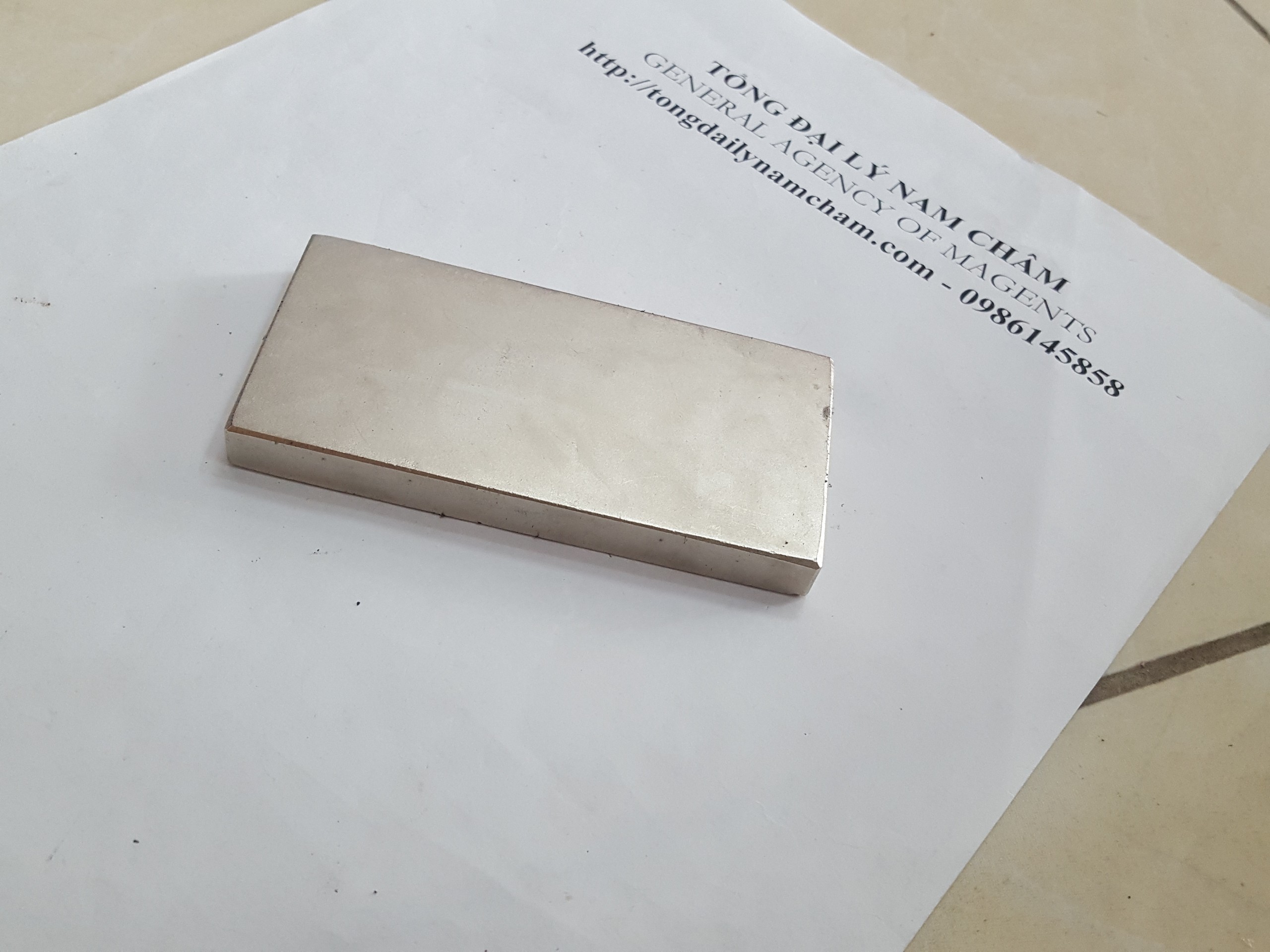 Nam châm siêu mạnh 100x50x10mm