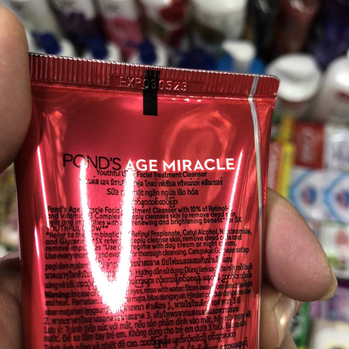 [HCM]Sữa Rửa Mặt Ponds Chống Lão Hóa Age Miracle (100g)