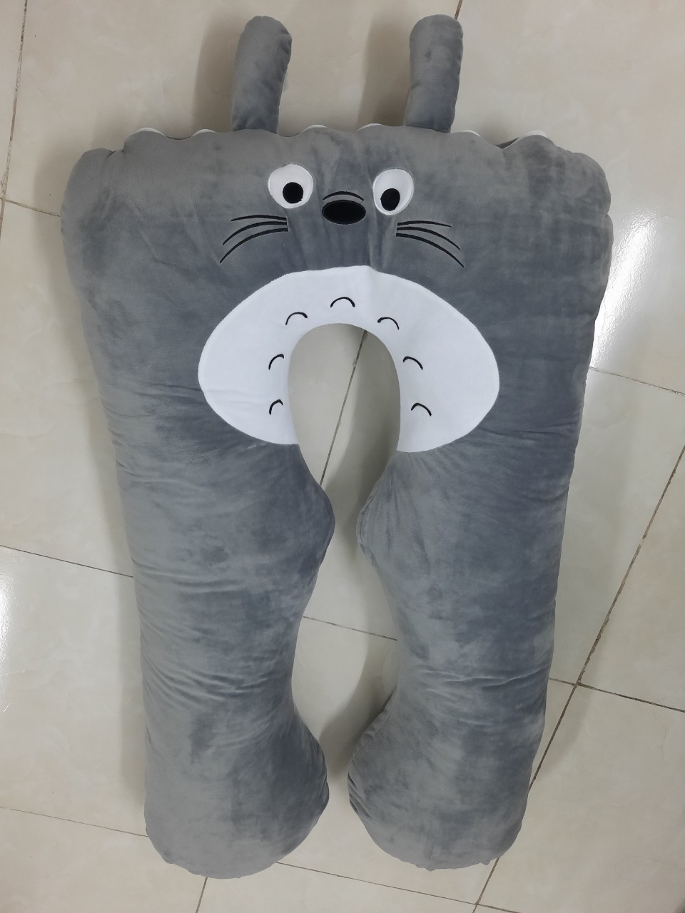 HCMGối Ngủ Chữ U Dành Cho Bà Bầu Hình Totoro