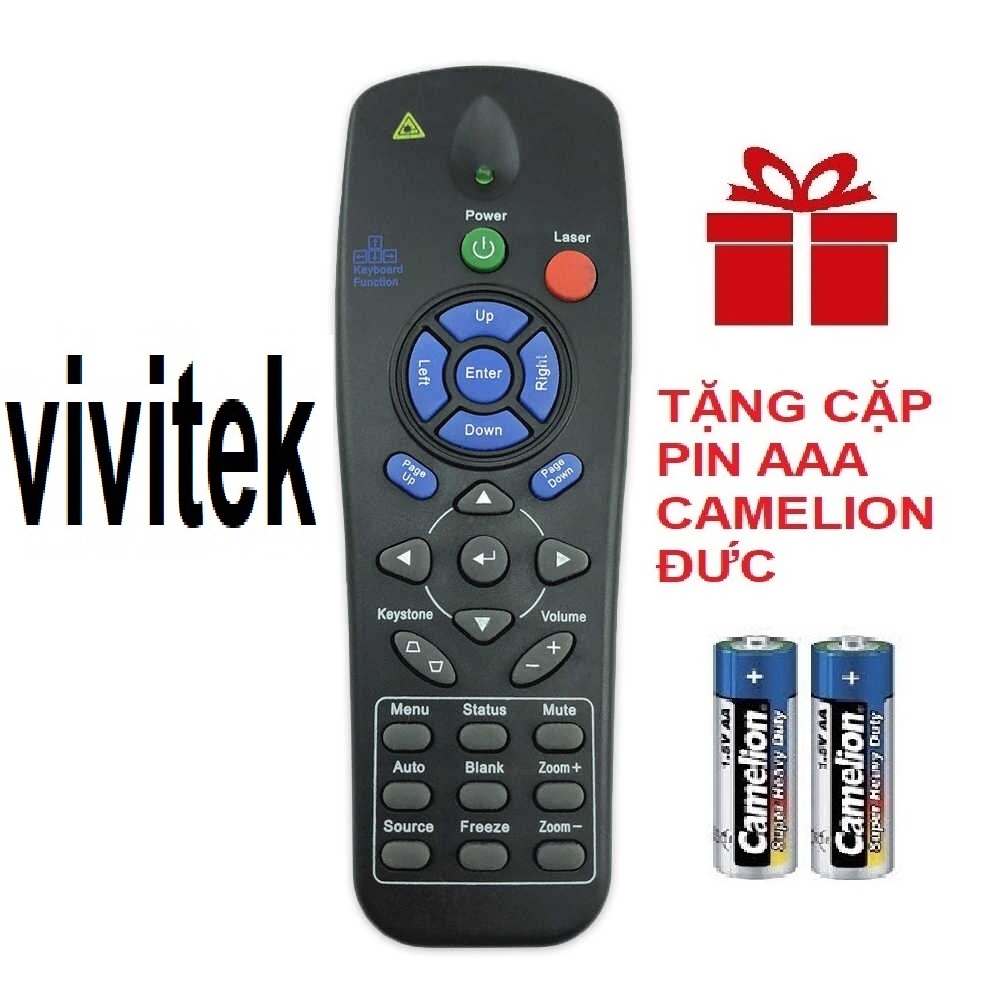 Remote điều khiển máy chiếu vivitek mẫu 2 - remote may chieu vivitek dieu khien may chieu vivitek