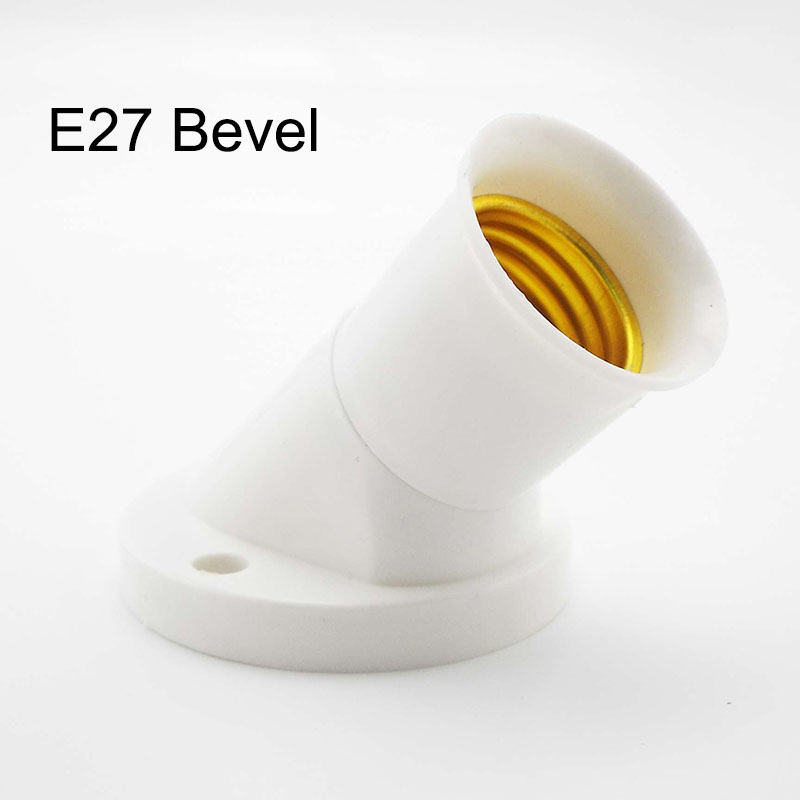 Qkkqla screw lamp base e27 plug socket light bulb ac wall holder adapter snap-in lamp holder