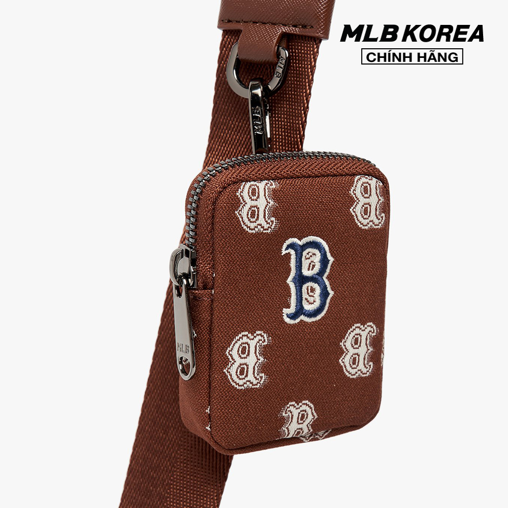 MLB - Túi đeo chéo phom chữ nhật Monogram 3ACRM012N-43BRD
