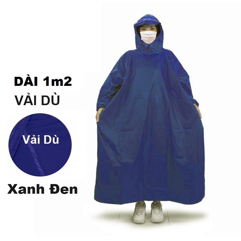 [HCM]TẶNG TÚI ĐỰNG - Áo mưa vải dù BÍT TOÀN THÂN chống thấm tốt không che tầm nhìn, Áo mưa chống thấm, áo đi mưa