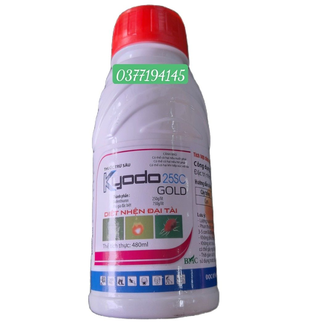 (SÂU) Thuốc trừ nhện Kyodo 25SC Gold- 480ml - BMC