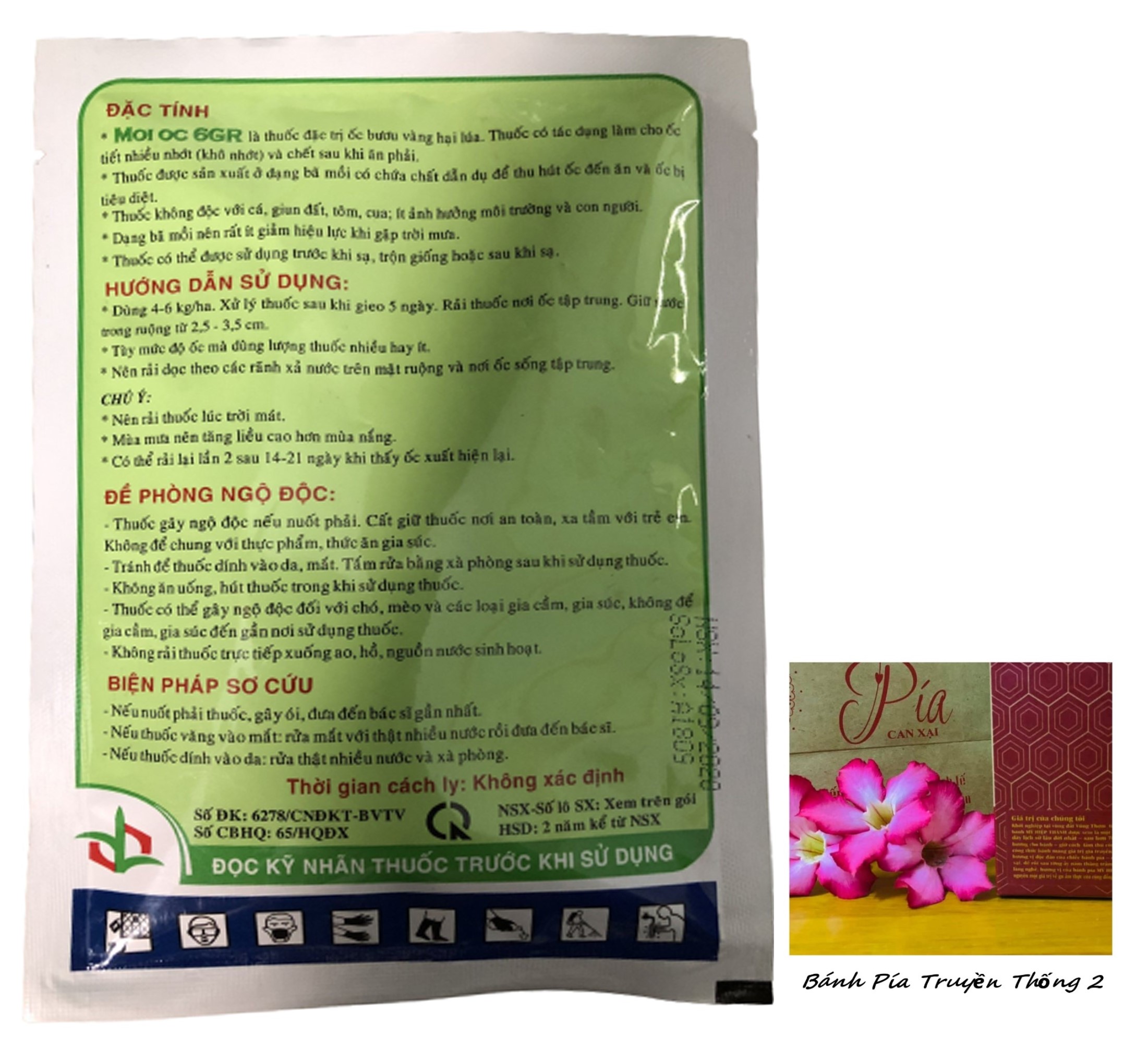 Thuốc Trừ Ốc Moi Oc 6GR - #092B# 100g