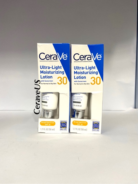 Sữa Dưỡng Da Cerave Ultra Light Moisturizing Lotion Spf30
