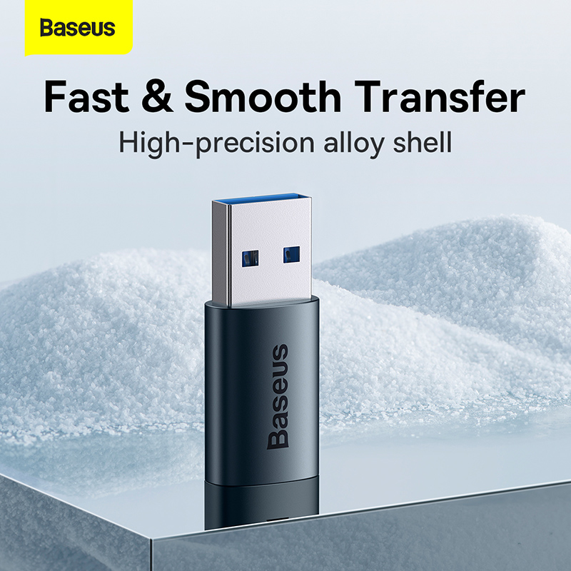 [USB => TYPE C] - Đầu chuyển đổi Baseus từ đầu USB - Type C