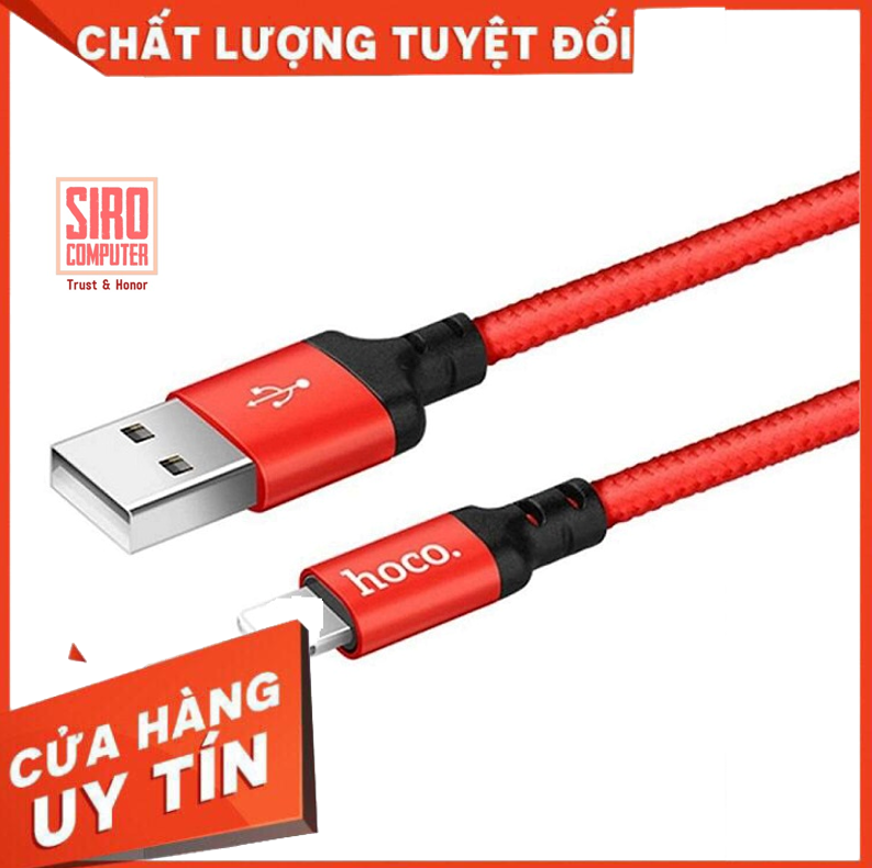 DÂY SẠC DÂY DÙ CHO HOCO X14 IPHONE DÀI 2M