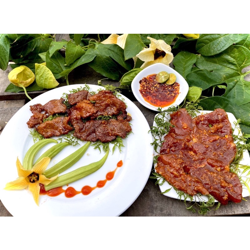 Nai ướp sate ăn rát ngon hộp 500gr (giao tphcm)