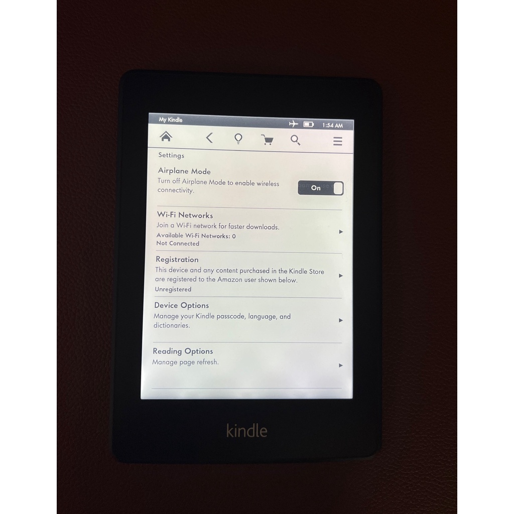 Máy Đọc Sách Điện Tử Amazon Kindle Paperwhite 1 Có Đèn Nền - Kindle PPW1