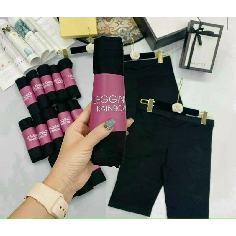 Quần legging lửng, Quần ngố legging rainbow