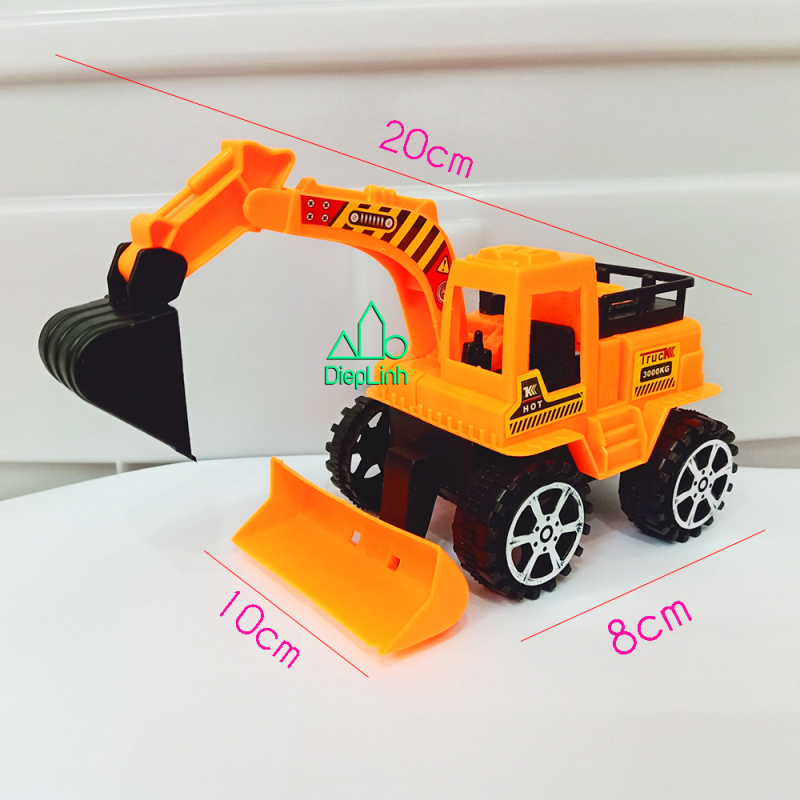 Xe công trình- Xe mô hình đồ chơi xe xây dựng xe tải cần cẩu máy xúc xe ben xe bồn Diệp Linh