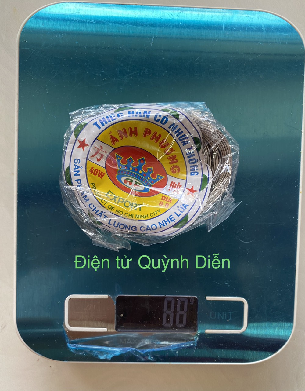 Chì hàn ÁNH PHƯƠNG Cuộn 80gr 0.8mm (Thiếc Hàn)