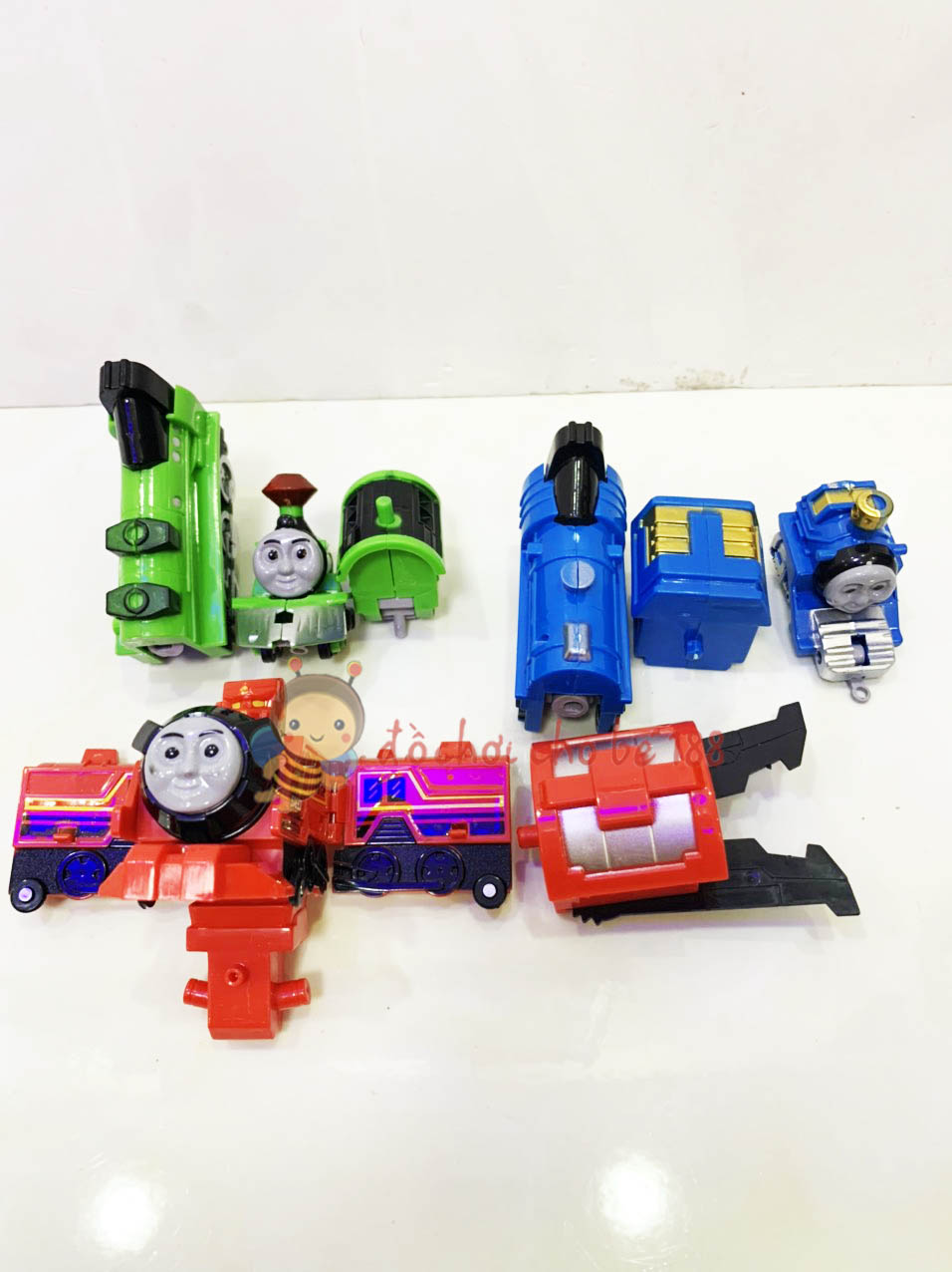 xe lửa thomas lắp ráp biến hình robot XE LỬA THOMAS BIẾN HÌNH THÀNH ROBOT