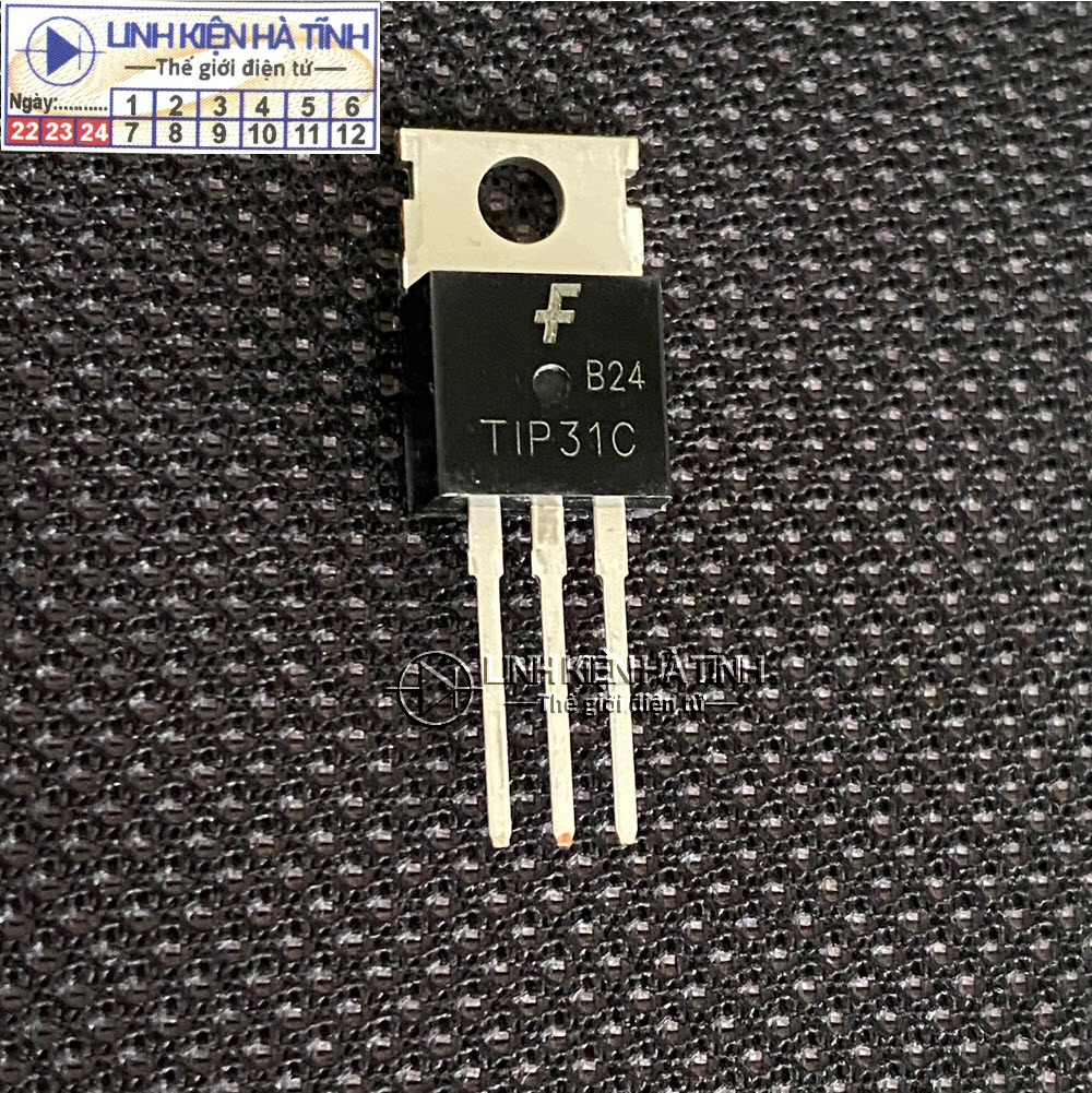 Bag of 10 Transistors Tip31C Tip31 To2220 Npn 5A 100V - Bk12