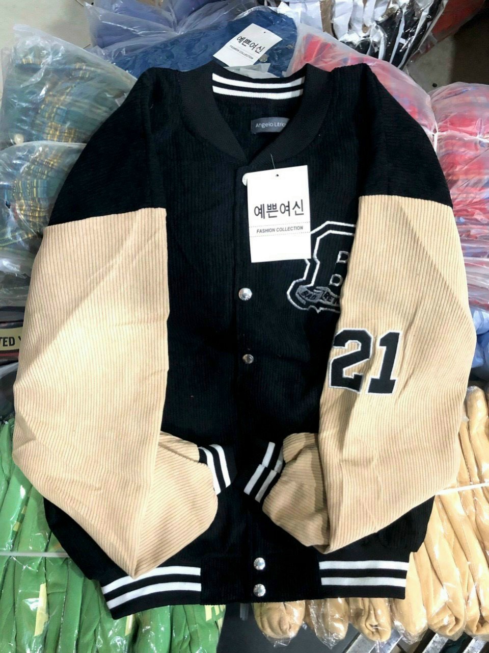 Áo Khoác Nữ - Áo Bomber Thêu Chữ Chất Nhung Tăm Hàng Đẹp Đổ Shop Hình Thật