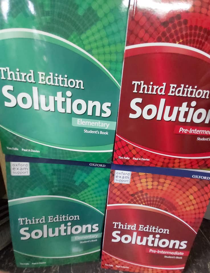Bộ Solutions Pre-intermidiate bản 3rd edition