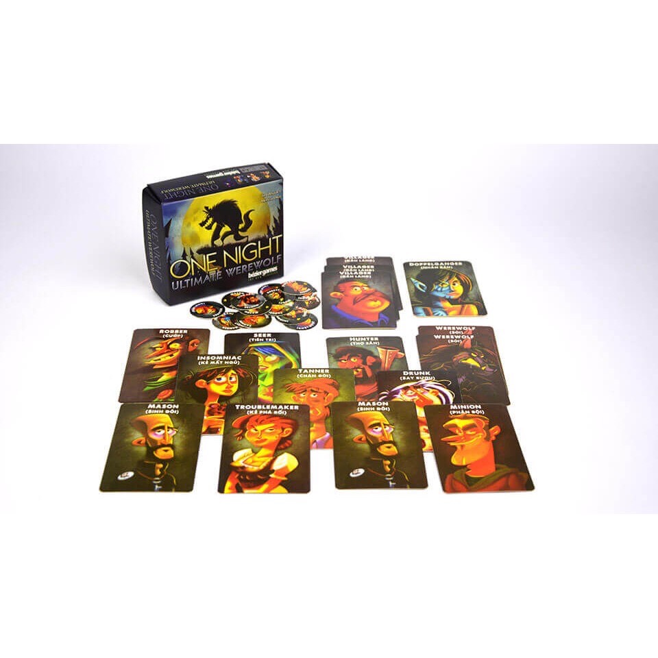 Thẻ bài Ma Sói One Night Việt Hoá Boardgame