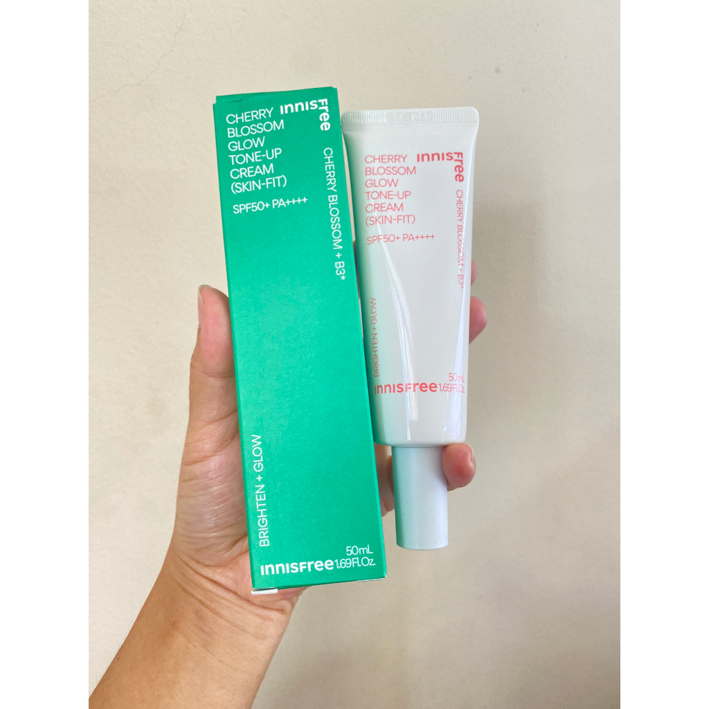 Kem dưỡng trắng da, nâng tone Innisfree Jeju Cherry Blossom Tone Up Cream/ Skin Fit Tone Up Cream/ Glow Tone Up Cream
