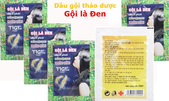 Thuốc nhuộm đen tóc Tigi (10 goi )