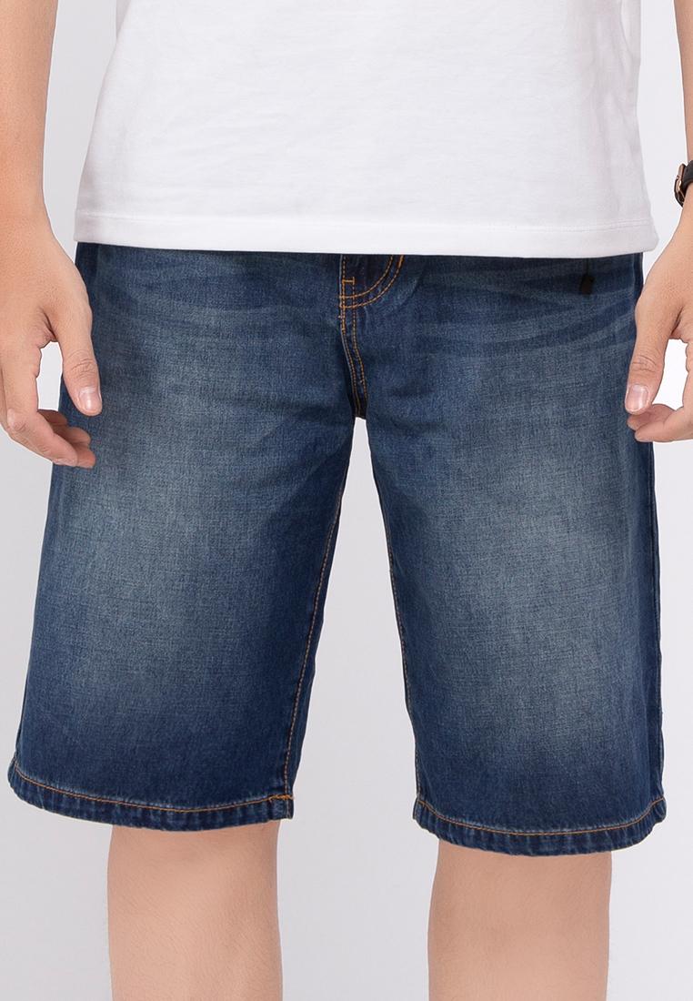 Quần Short Jeans Nam A91 JEANS 202 (Xanh đậm)