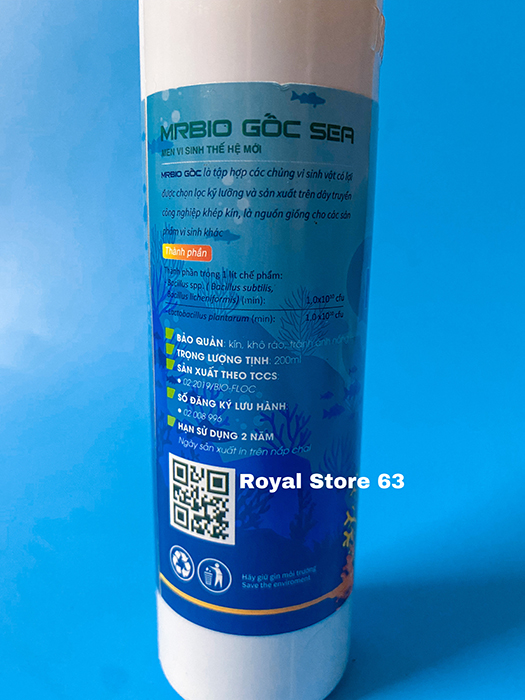 MrBio Sea Men Vi Sinh Cho Bể Cá Biển (cá, san hô) (200ml)