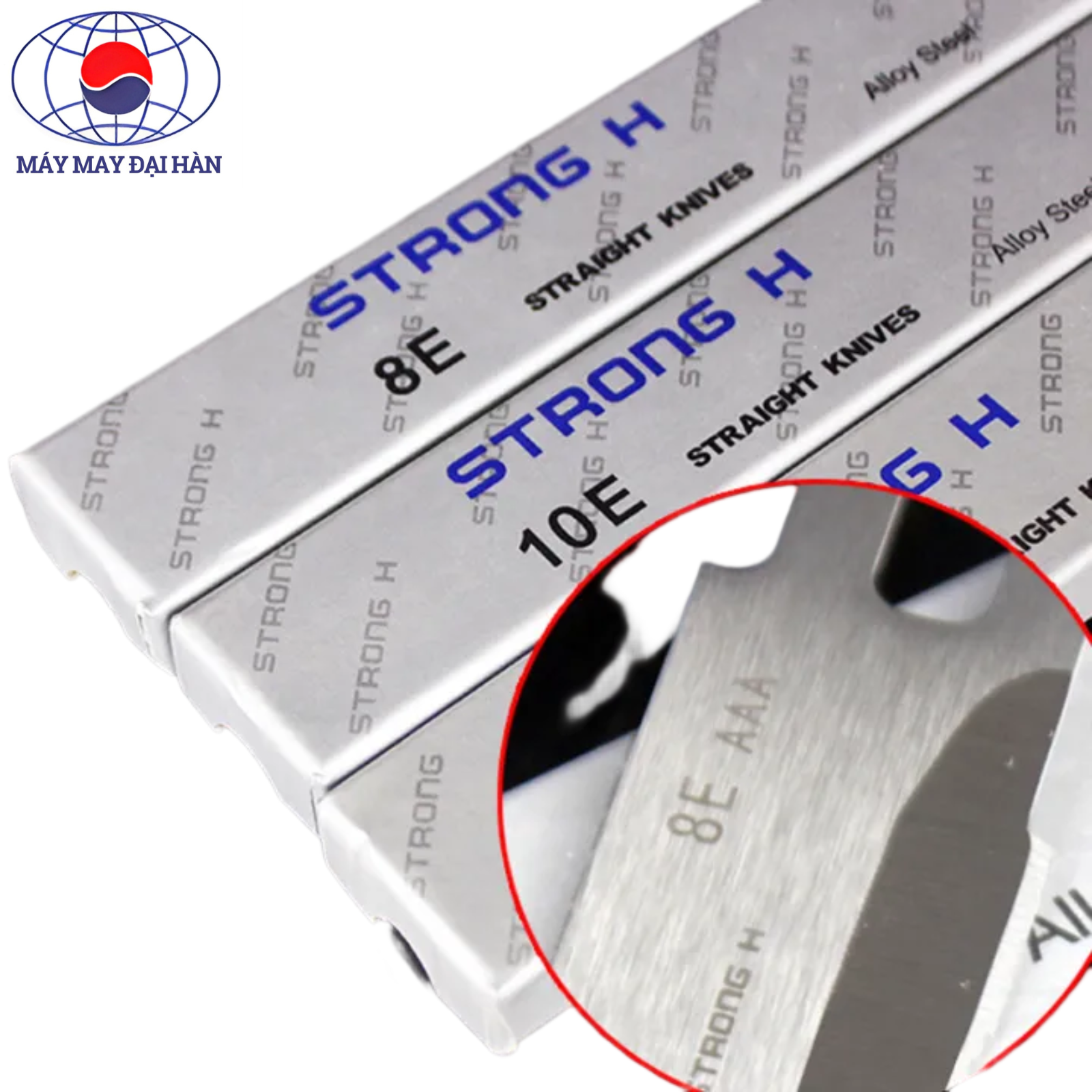 [BÁN THEO HỘP] Dao Máy Cắt Vải Đứng Strong H 8inch.
