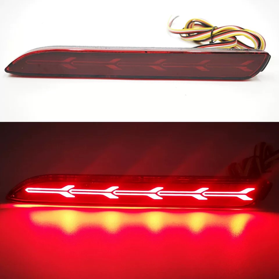 Đèn led gầm cản sau cho xe toyota Fortuner 2012  đến 2015 đèn chạy 3 chế độ