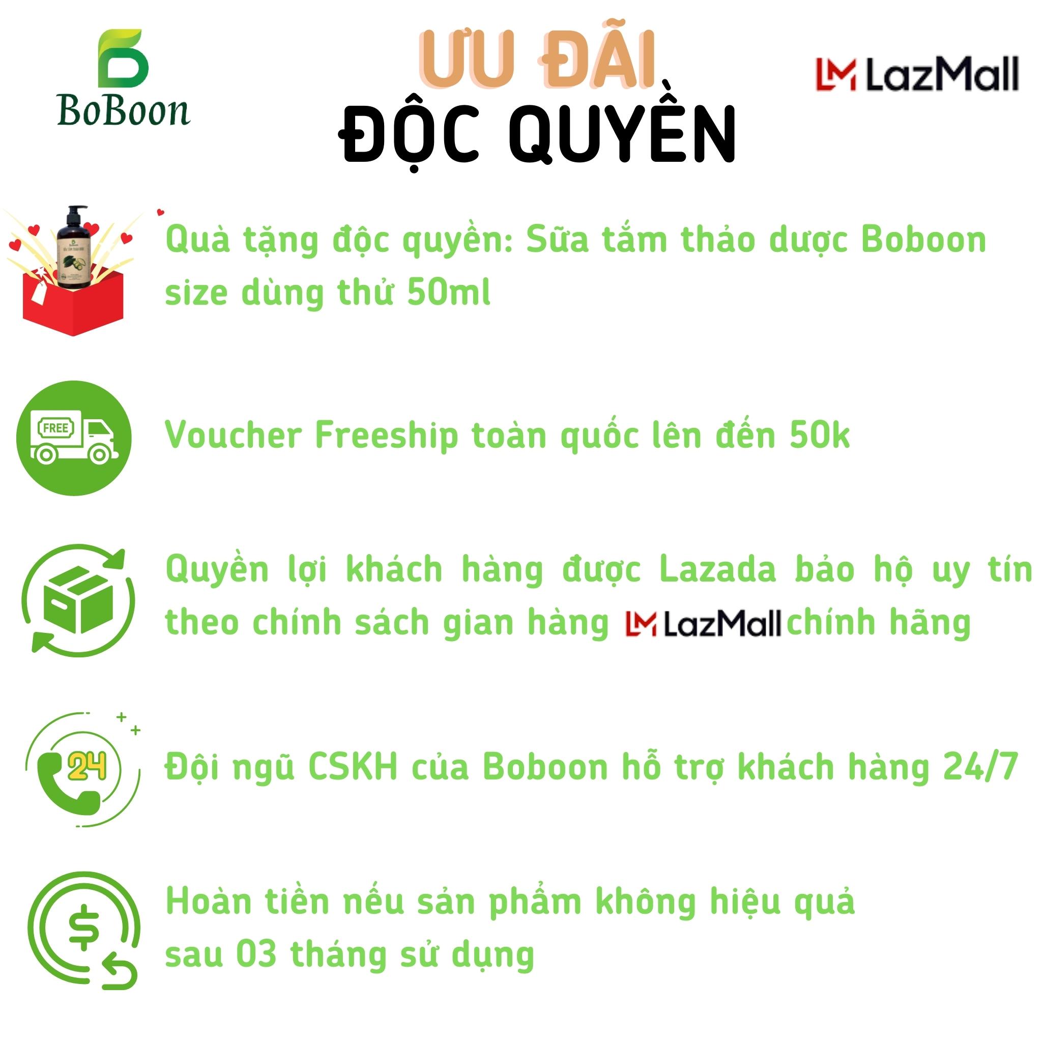 Xịt bưởi BOBOON hỗ trợ chăm sóc tóc, giảm rụng tóc 100ml