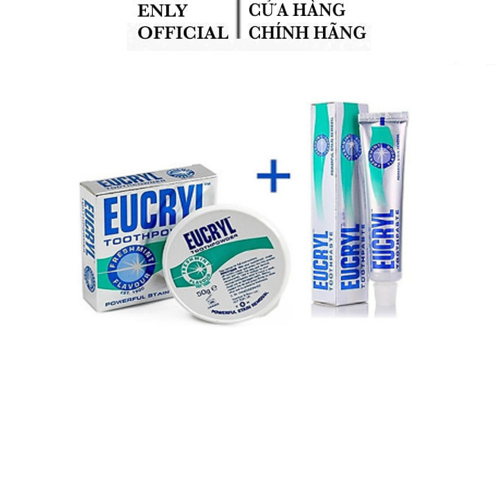 Kem Đánh Răng Làm Trắng Răng Hương Bạc Hà EUCRYL Tooth Paste Freshmint 50g