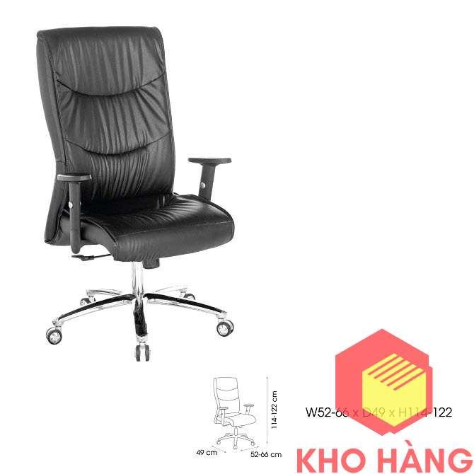 Ghế Dành Cho Văn Phòng Cao Cấp Chân Xoay KHCM6335