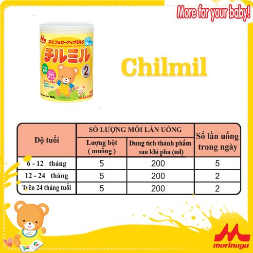 Sữa Morinaga Chilmil 2 (850g) | Date 9/2022