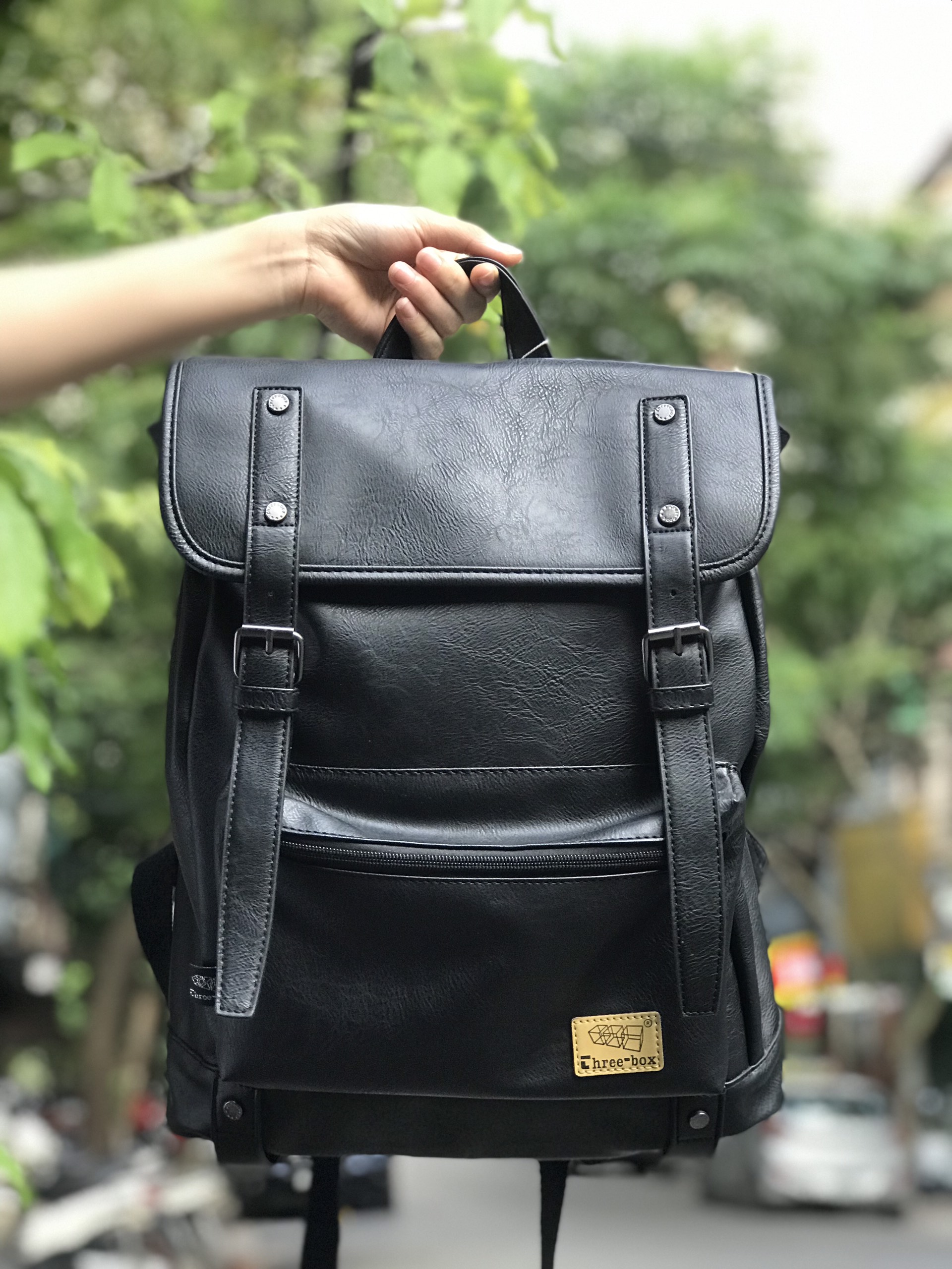 Balo da PU THREE-BOX 1353