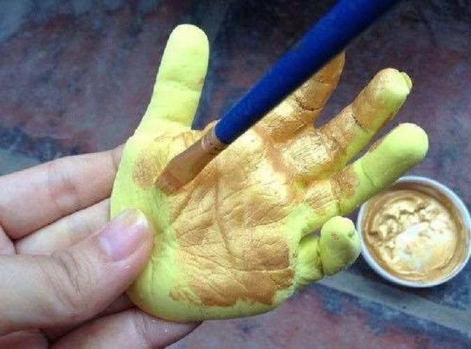 Sơn Nhũ Vàng Ánh Kim (666) chai 50g sơn mô hình, sơn xe, sơn trang trí đa dụng