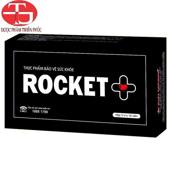 Dưỡng thận hàng ngày Rocket tăng cường sinh lý nam, tăng testosterol, giảm tiểu đêm, đau lưng, mỏi gối-Hộp 45 viên nang Rocket, dùng được 1 tháng, An toàn, không tác dụng phụ