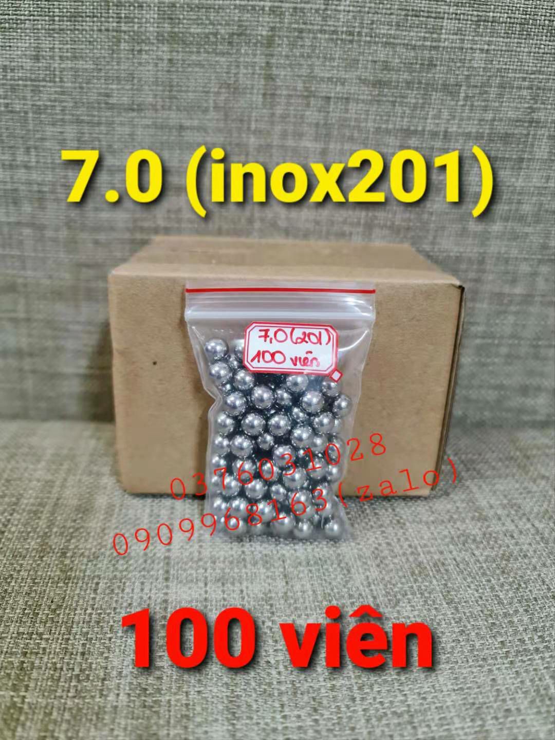 BI INOX 7.0 (100 VIÊN)
