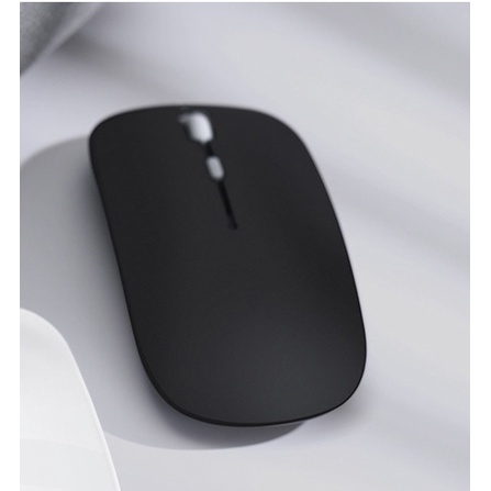 Chuột không dây pin sạc NP6 – chuột bluetooth cao cấp bấm siêu êm không cần thay pin