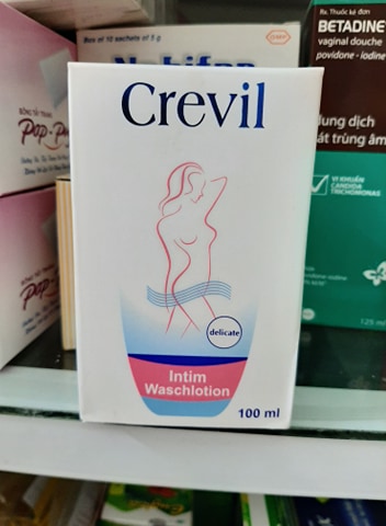 Dung Dịch Vệ Sinh Phụ Nữ Cao Cấp CREVIL Đức (100ml)