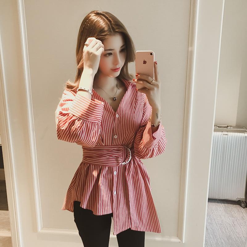 Áo sơ mi nữ dáng dài đẹp A17