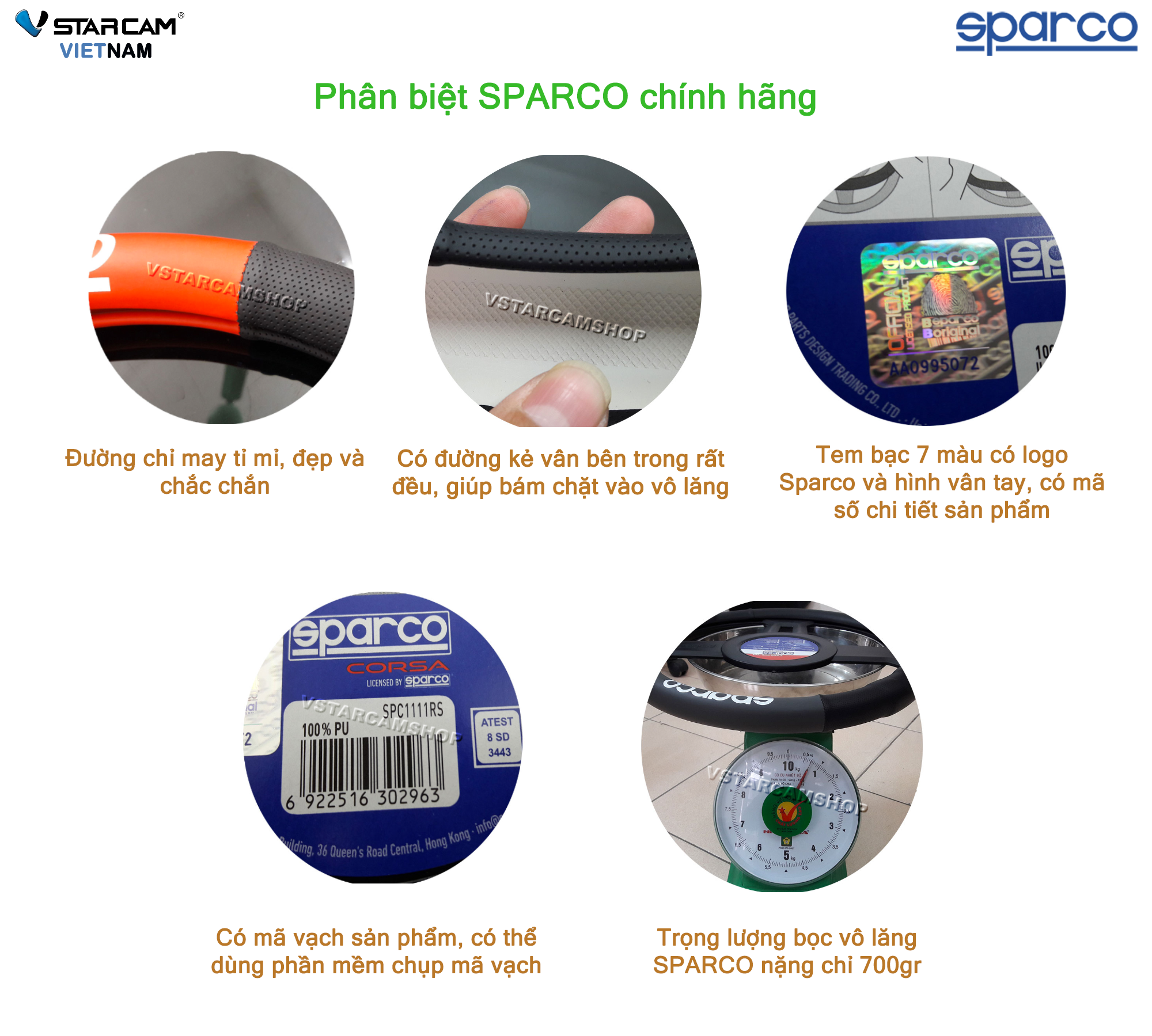 Bọc vô lăng cao cấp chính hãng Sparco SPS100RD