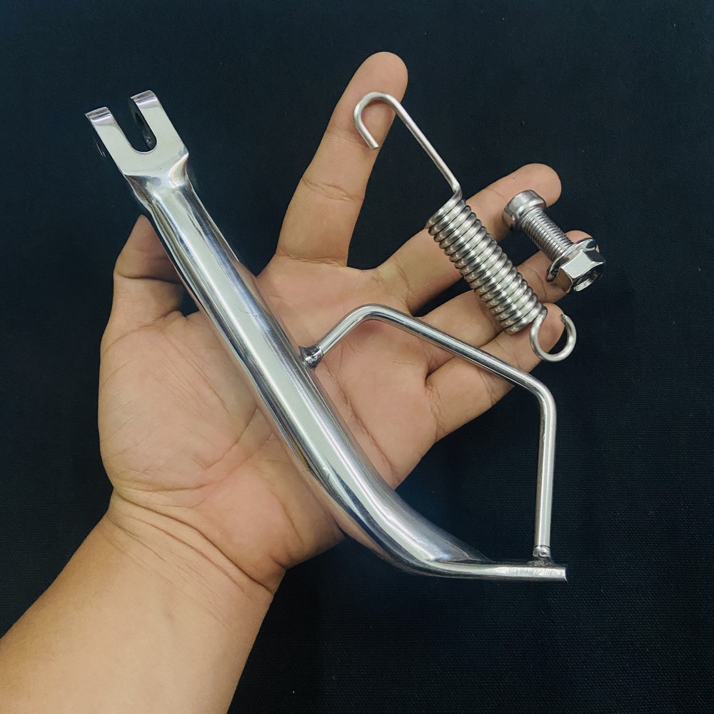 CHÂN CHỐNG NGHIÊNG INOX 304 SÁNG BÓNG GẮN XE VARIO ĐỜI 2016 ĐẾN NAY, CLICK THÁI 125 (MÀU BẠC)