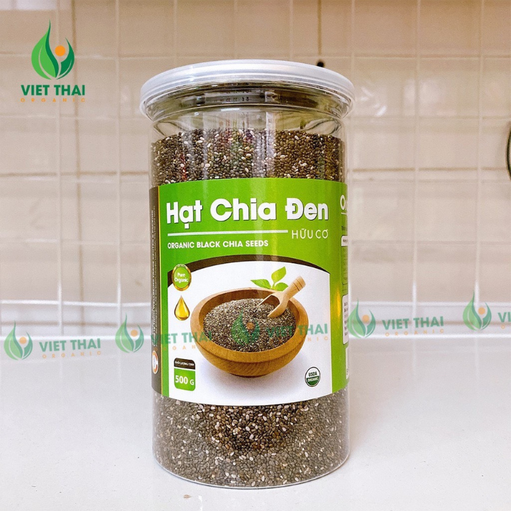 Hạt Chia Đen [ Chất Lượng ] Hạt Chia Bolivia Hữu Cơ (Gói 500Gr) - Yêu Hạt