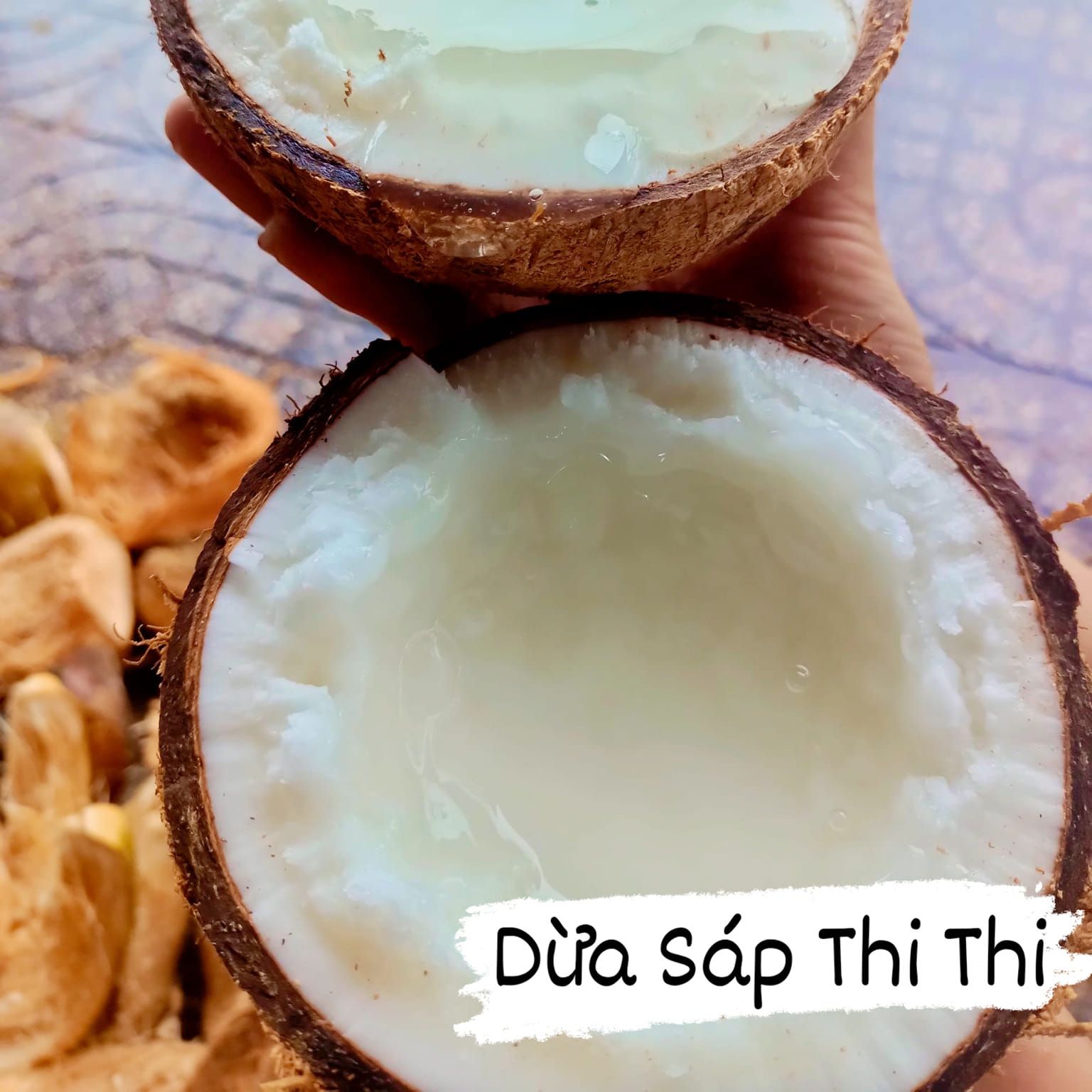 DỪA SÁP LOẠI 1 ĐẶC RUỘT (Trái 800gr-1Kg)