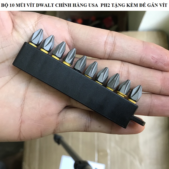 Bộ Mũi Bắn Vít DeWalt PH2 dài 25mm