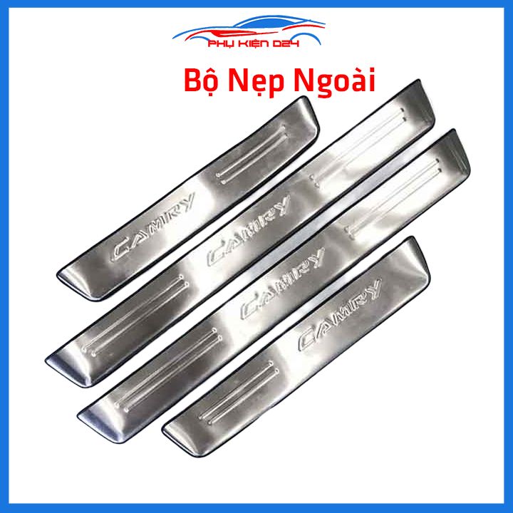 Chrome Side Mirror Cover Trim Overlays For 2018-2024 Toyota Camry - Pair, 3M Tape