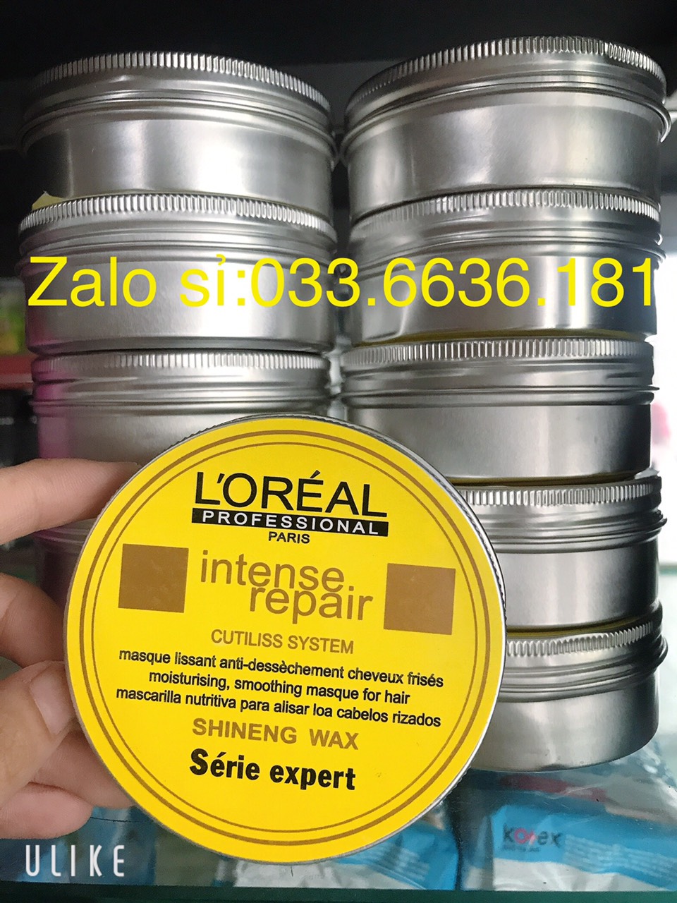 [chuẩn hàng cty 100%] wax L.O.R.E.A.L tạo kiểu tóc gel trong