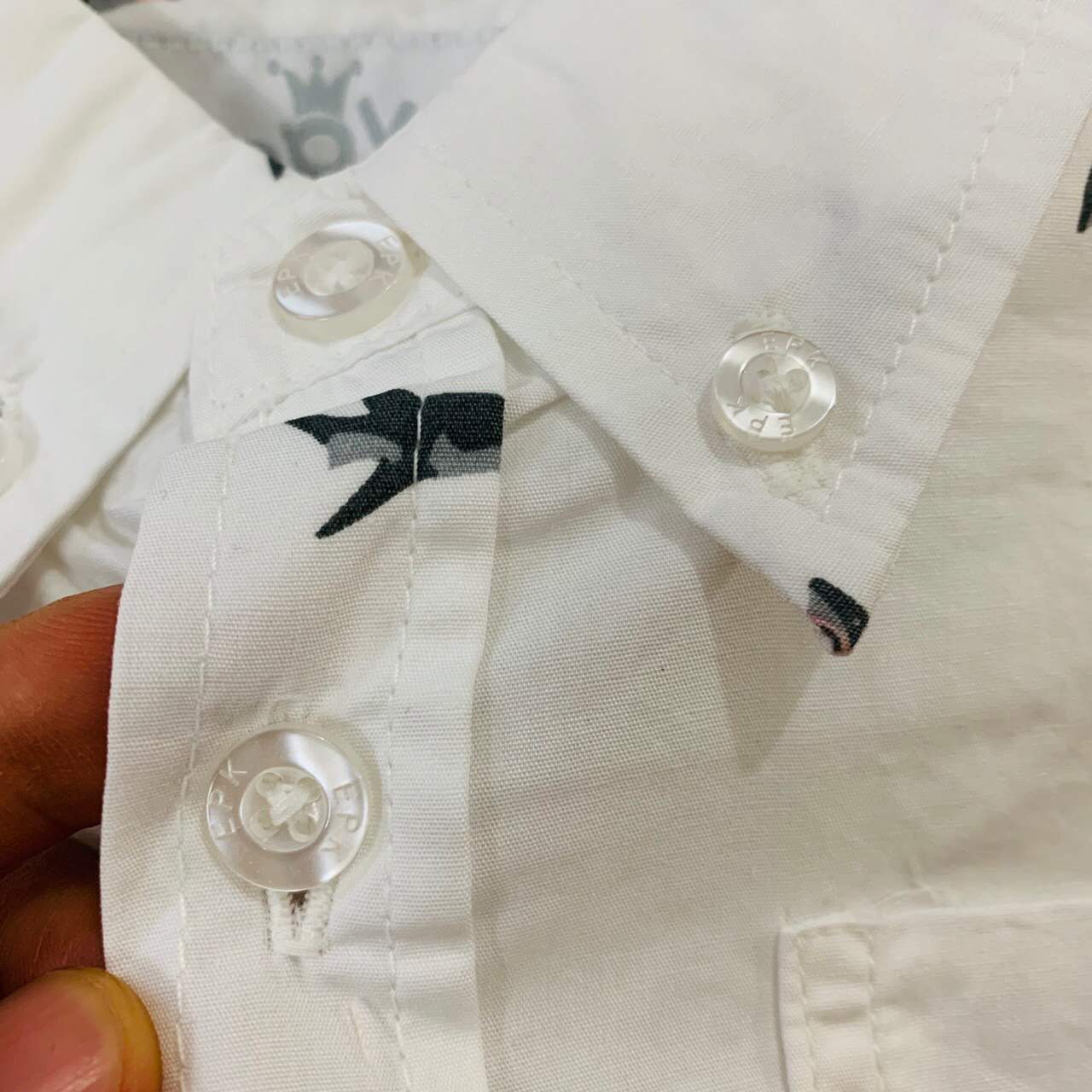 White shirt long sleeves for boys 6 - 14 years old